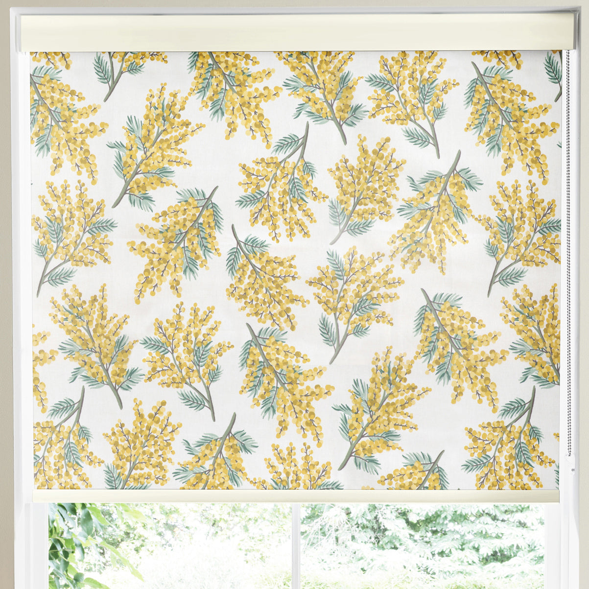 Cath Kidston Mimosa Flower Made to Measure Blackout Roller Blind Citrine