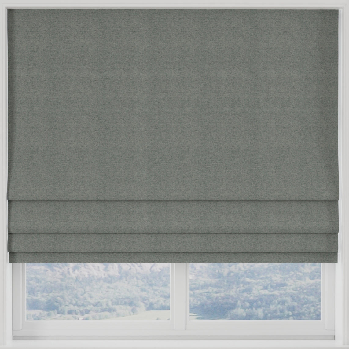 Modena Recycled Made to Measure Roman Blind Denim