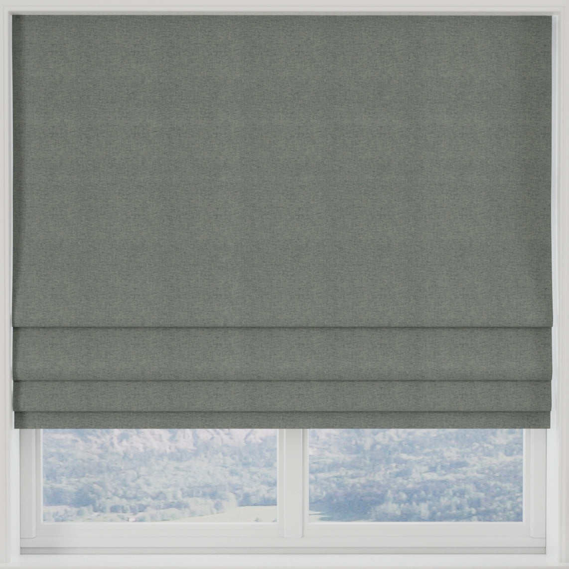Modena Recycled Made To Measure Roman Blind Denim