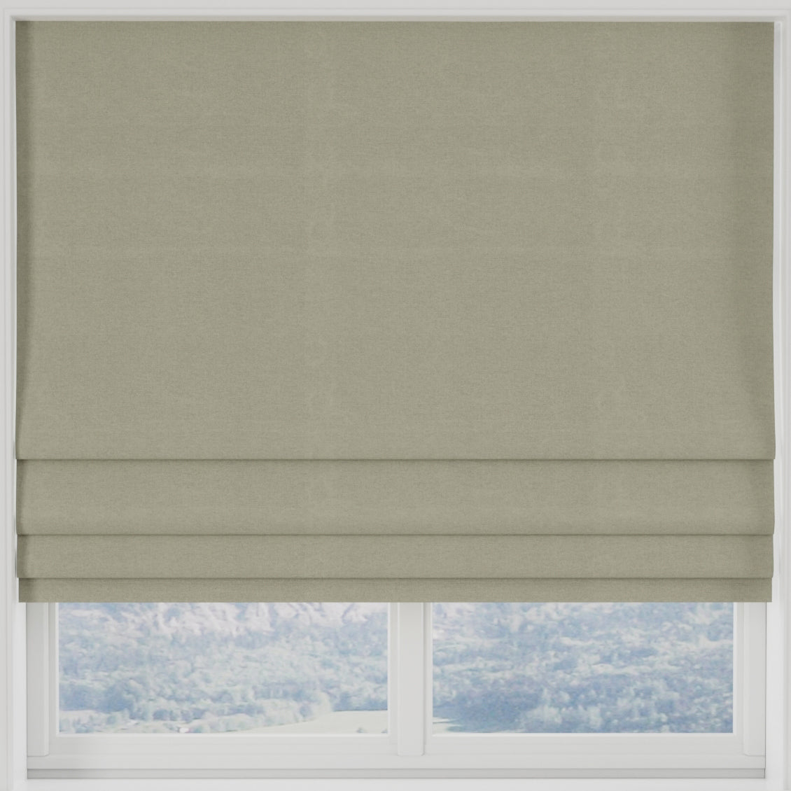 Modena Recycled Made To Measure Roman Blind Mist