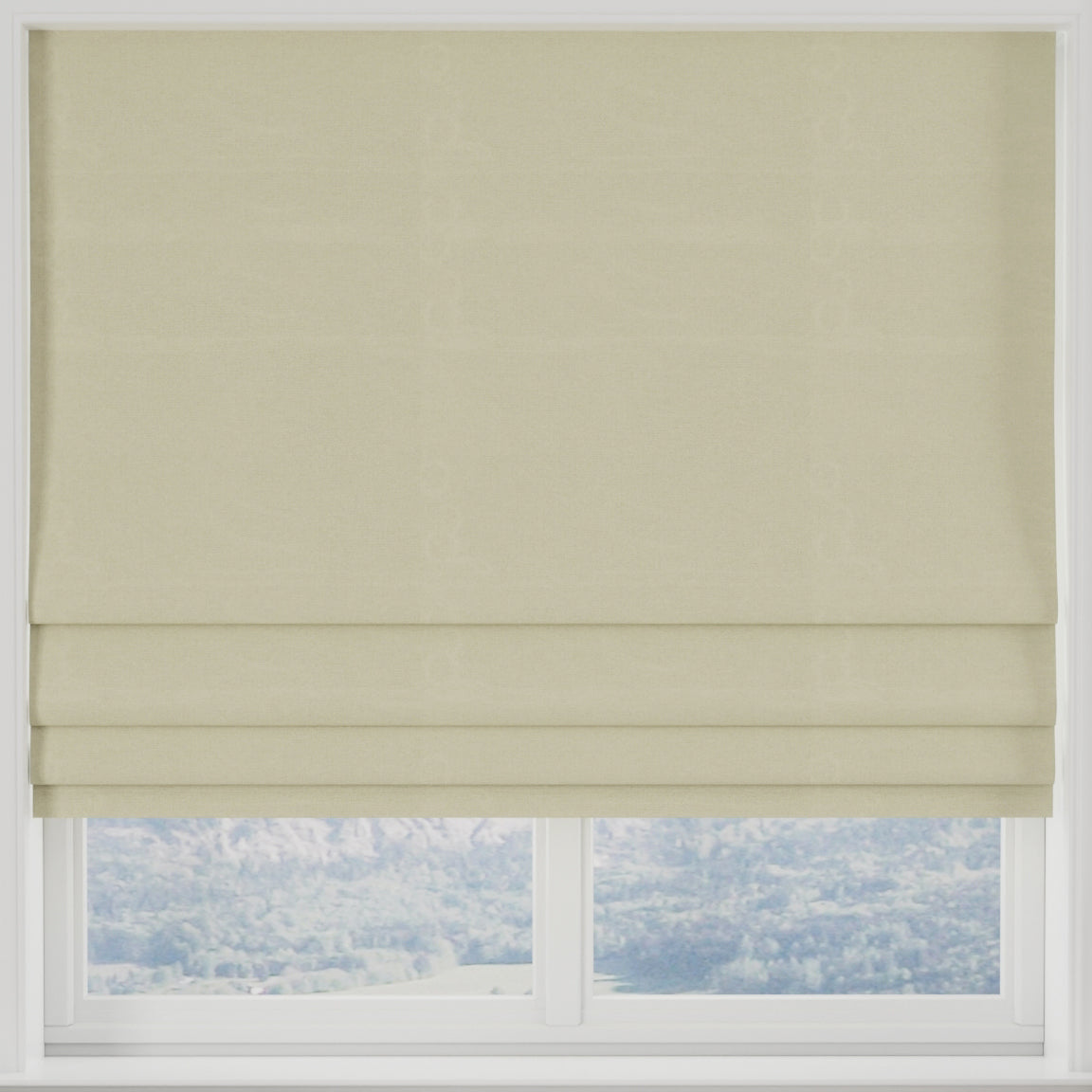 Modena Recycled Made to Measure Roman Blind Natural