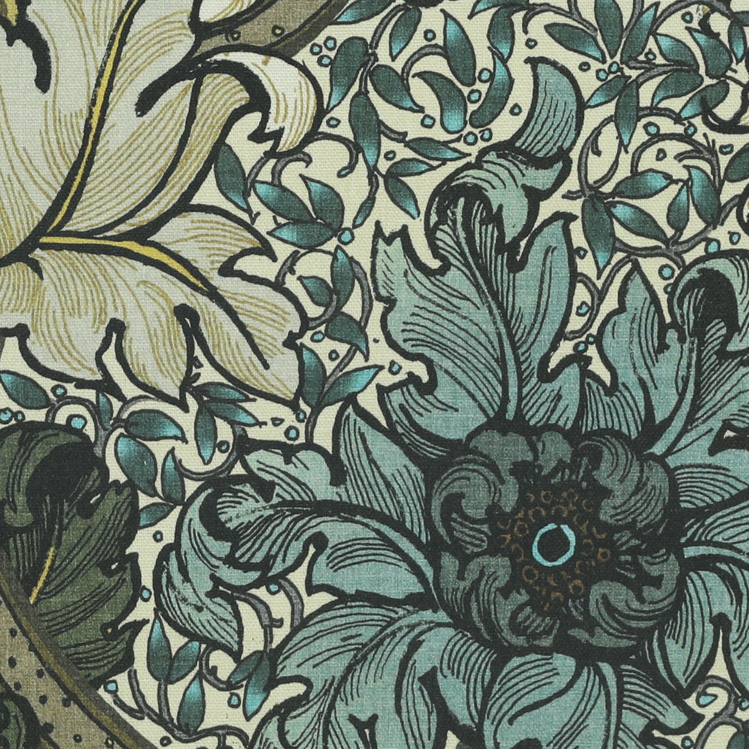 HOUSE Llewelyn-Bowen Morris Major Printed Made To Measure Roman Blind Glacier