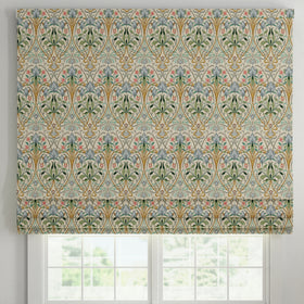 ANTE DECOR Alexandra Woven Jacquard Made To Measure Roman Blind Blue