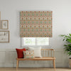 ANTE DECOR Alexandra Woven Jacquard Made To Measure Roman Blind Terracotta