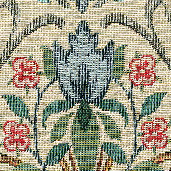 ANTE DECOR Alexandra Woven Jacquard Made To Measure Roman Blind Blue