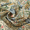 ANTE DECOR Alexandra Woven Jacquard Made To Measure Roman Blind Blue