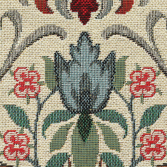 ANTE DECOR Alexandra Woven Jacquard Fabric Red