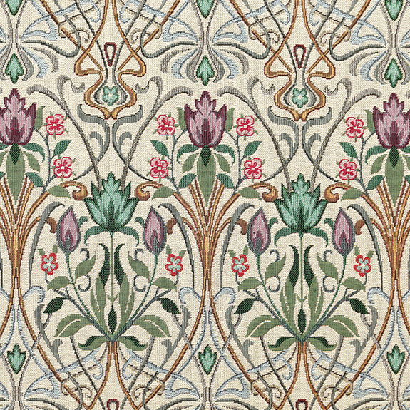 ANTE DECOR Alexandra Woven Jacquard Fabric Green