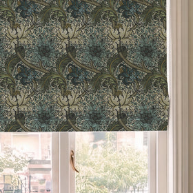 HOUSE Llewelyn-Bowen Morris Major Printed Made To Measure Roman Blind Glacier