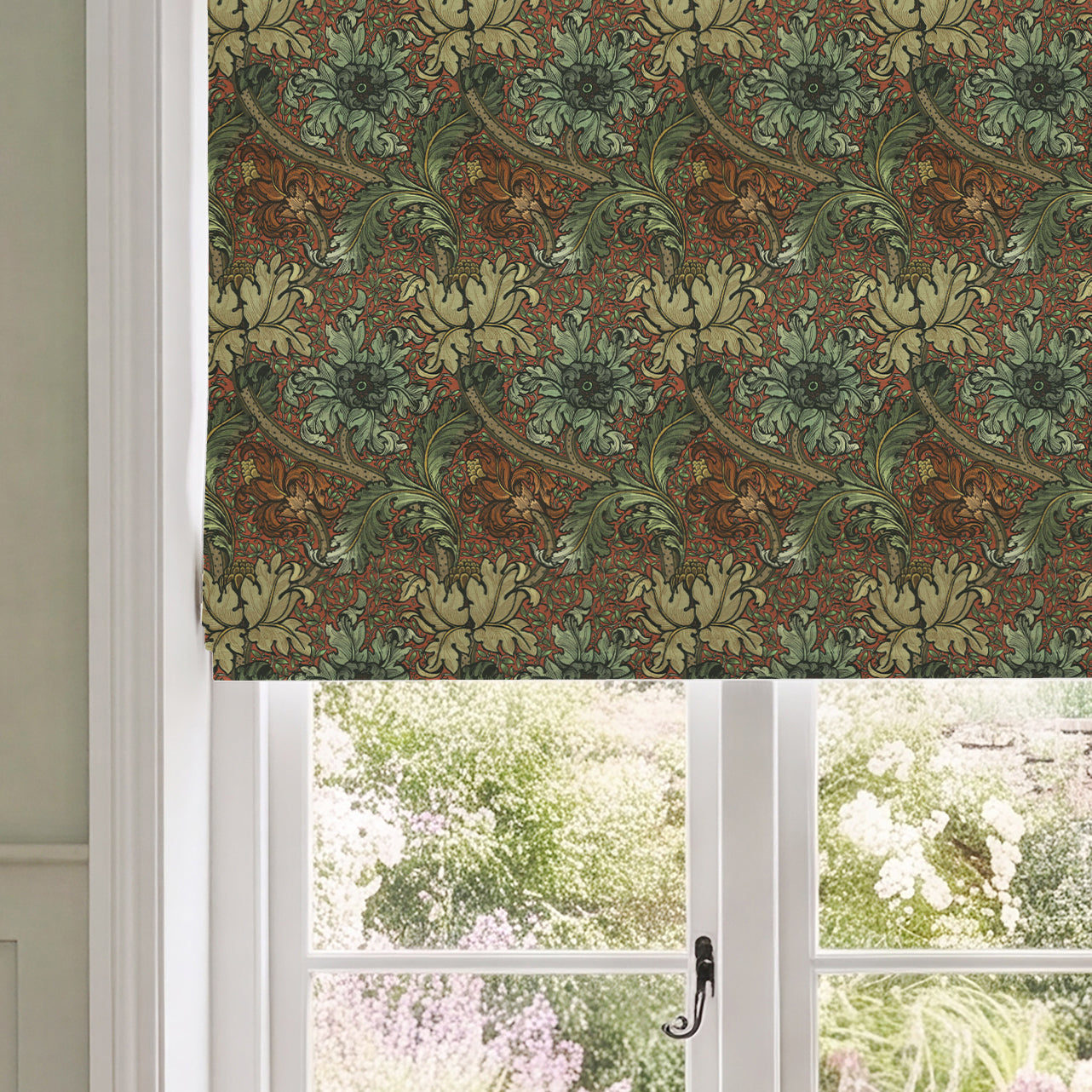 HOUSE Llewelyn-Bowen Morris Major Printed Made To Measure Roman Blind Spiced Flora