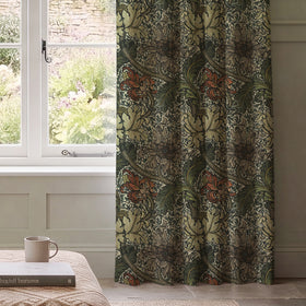 HOUSE Llewelyn-Bowen Morris Major Printed Made To Measure Curtains Emberleaf
