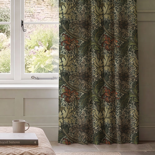 HOUSE Llewelyn-Bowen Morris Major Printed Made To Measure Curtains Emberleaf