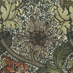 HOUSE Llewelyn-Bowen Morris Major Printed Fabric Emberleaf