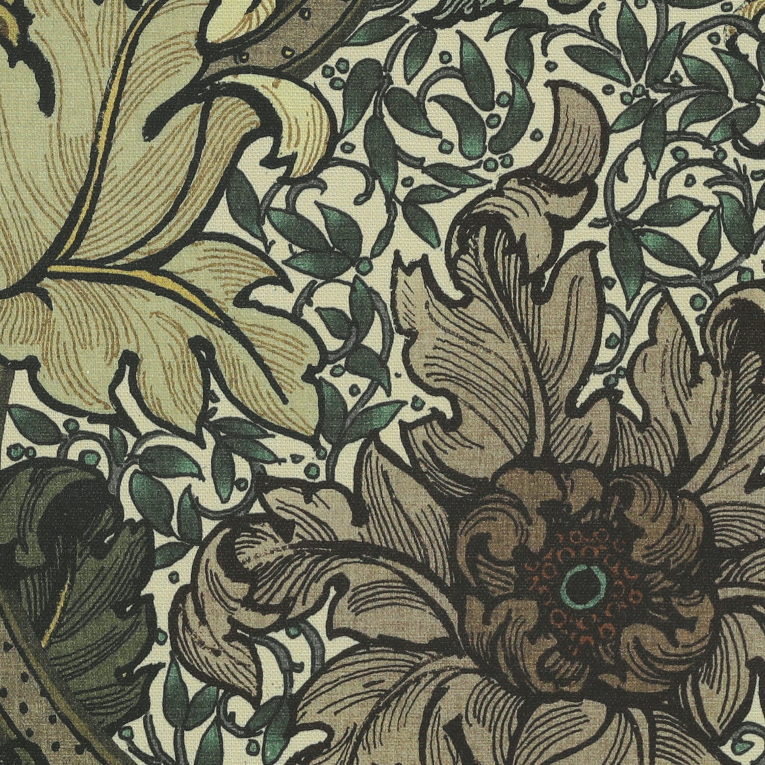 HOUSE Llewelyn-Bowen Morris Major Printed Fabric Emberleaf