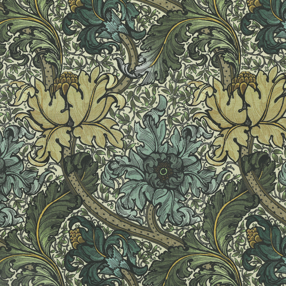 HOUSE Llewelyn-Bowen Morris Major Printed Made To Measure Roman Blind Ochrella