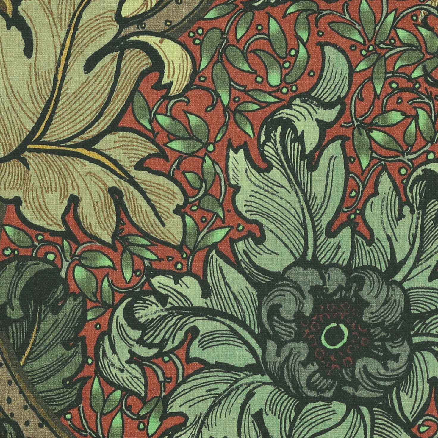HOUSE Llewelyn-Bowen Morris Major Printed Fabric Spiced flora
