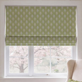 ANTE DECOR Hidcote Made To Measure Roman Blind Pistachio