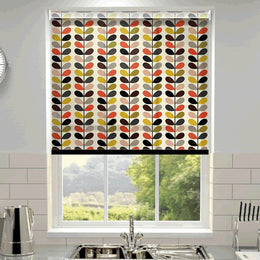 Orla Kiely Multi Stem Made to Measure Roller Blind Tomato
