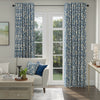 ANTE DECOR Hermes Made To Measure Curtains Almond Indigo