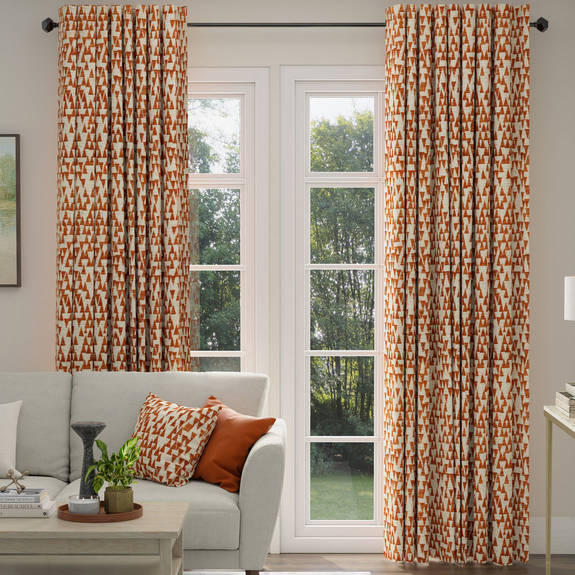 ANTE DECOR Hermes Made To Measure Roman Blind Cream Brick