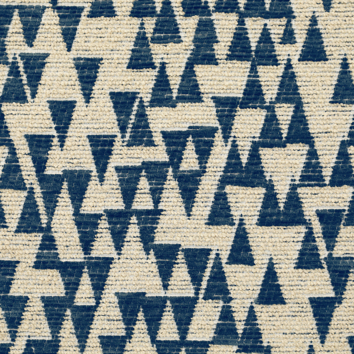 ANTE DECOR Hermes Made To Measure Curtains Almond Indigo