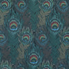 HOUSE Llewelyn-Bowen Naughty Aubrey Printed Velvet Made To Measure Curtains Pavoa
