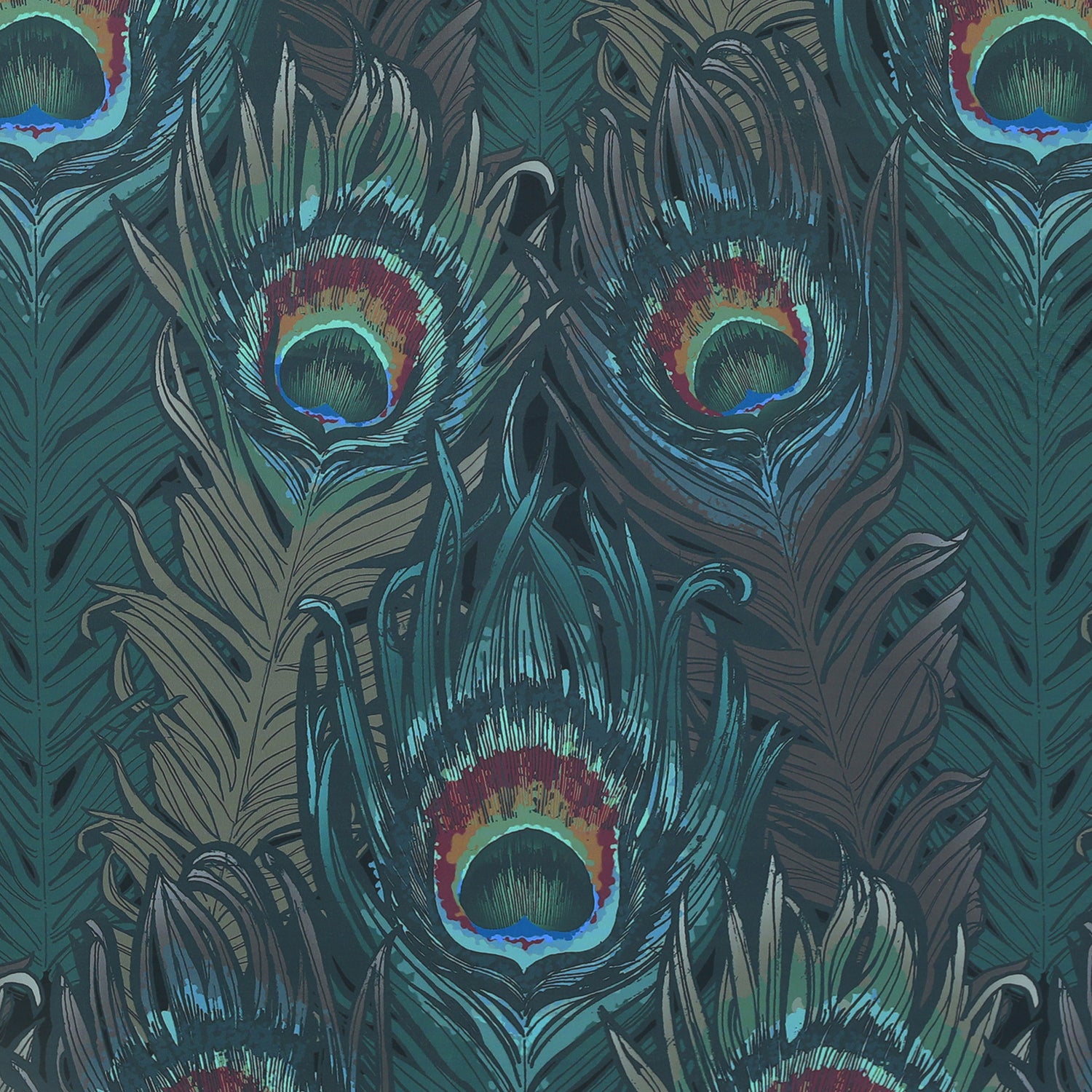 HOUSE Llewelyn-Bowen Naughty Aubrey Printed Velvet Fabric Pavoa
