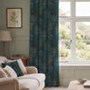 HOUSE Llewelyn-Bowen Naughty Aubrey Printed Velvet Made To Measure Curtains Pavoa