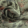 Linda Barker Rosa Fiore Linen Look Blackout Fabric Eucalyptus