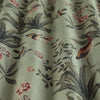 Linda Barker Rosa Fiore Linen Look Blackout Fabric Eucalyptus