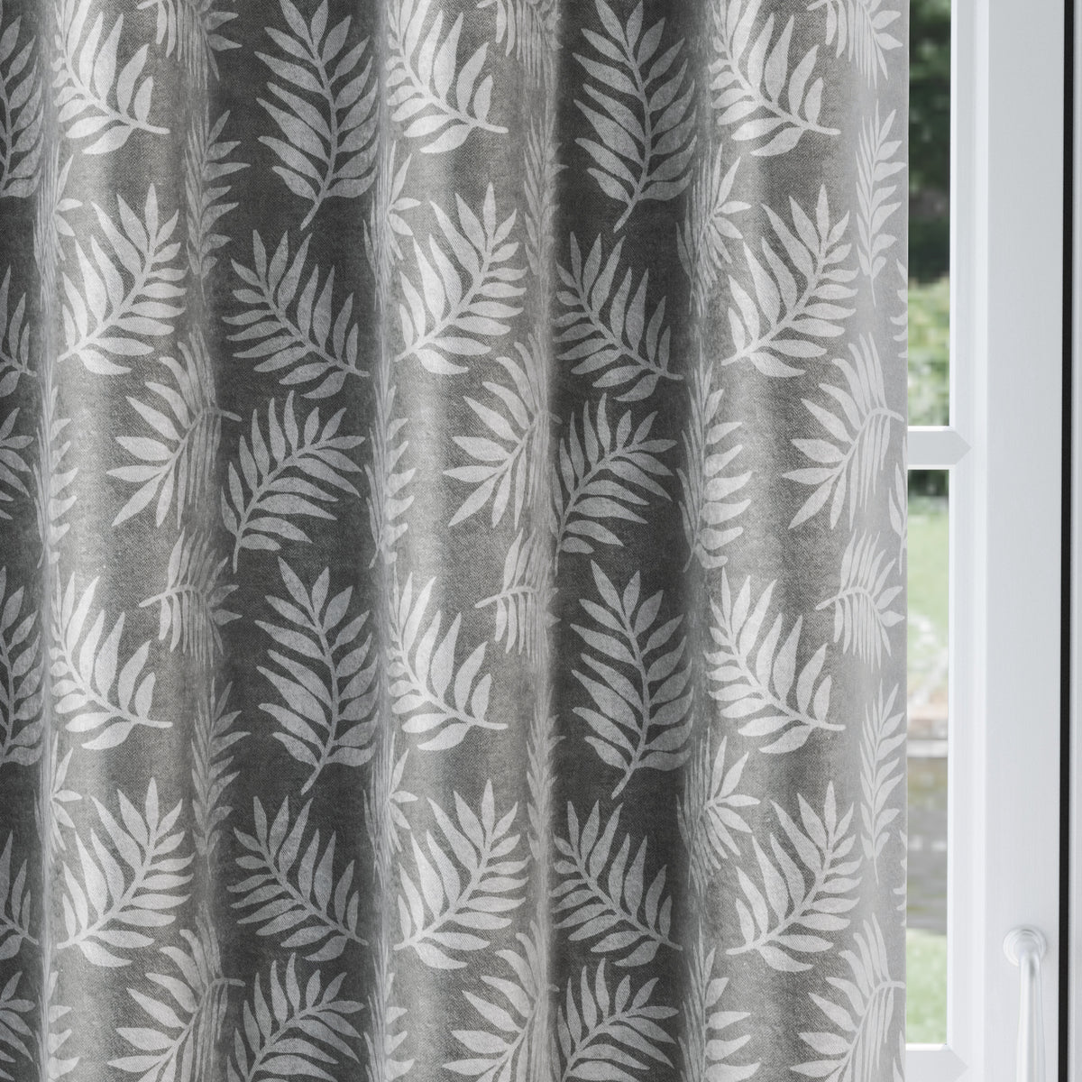 Oakland Thermal Blockout Ready Made Eyelet Curtains Grey