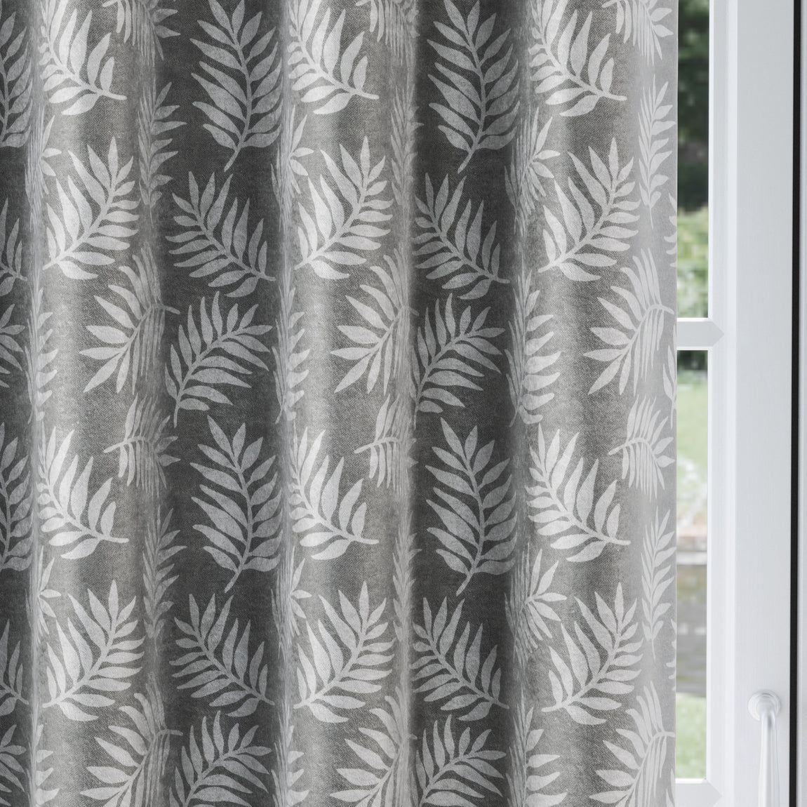 Oakland Thermal Blockout Ready Made Eyelet Curtains Grey