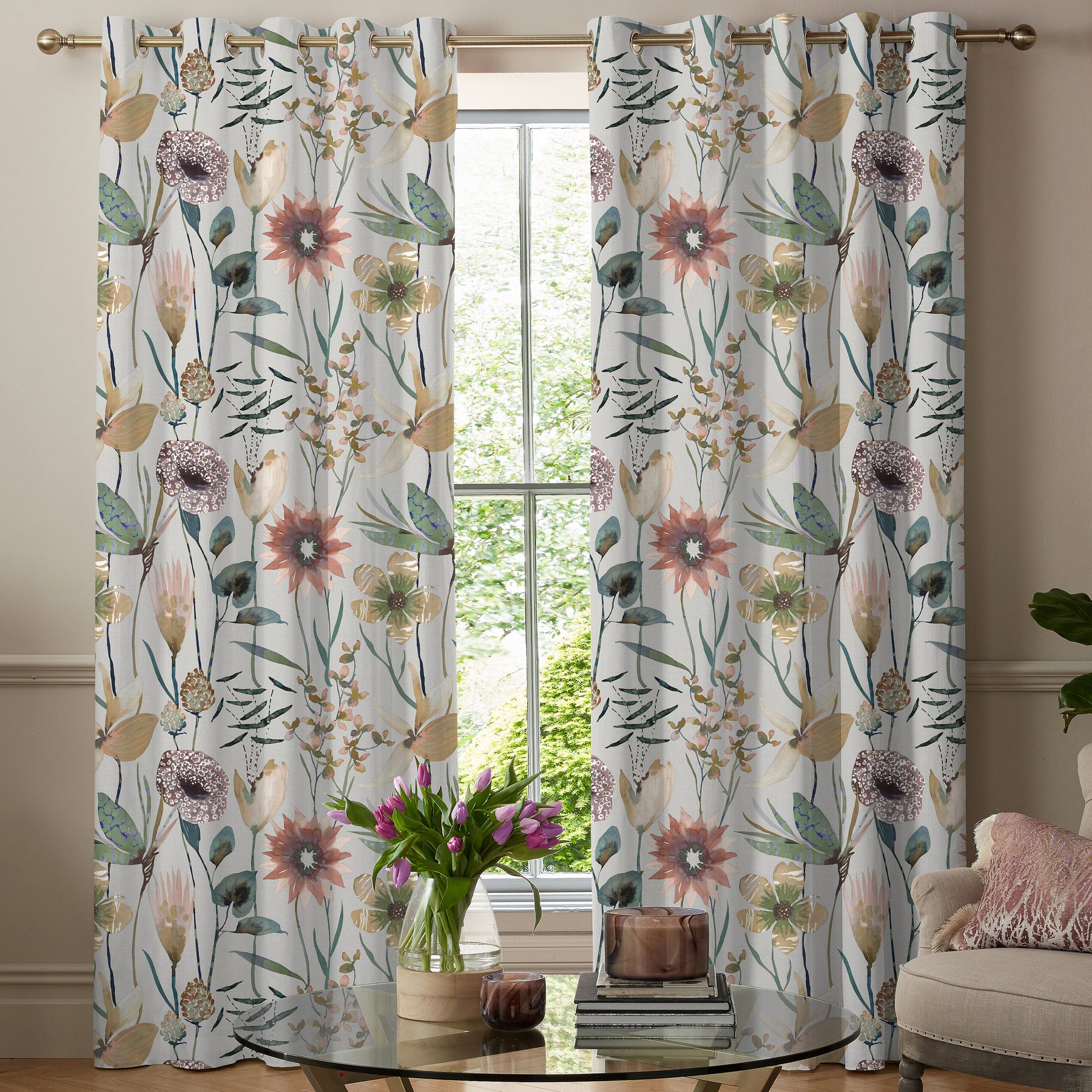 Voyage Oceania Made To Measure Curtains Sandstone
