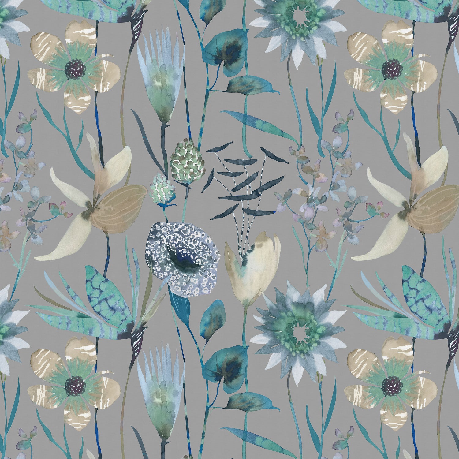 Voyage Oceania Made to Measure Blackout Roller Blind Mineral