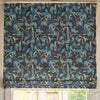 Linda Barker Octavias Tangle Velvet Fabric Ochre Blue