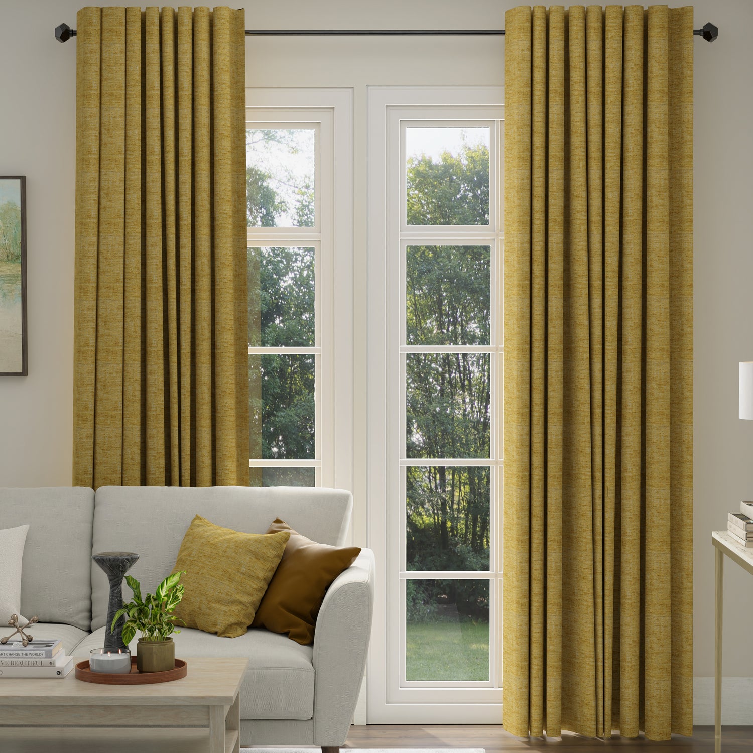 ANTE DECOR Olympus Made To Measure Roman Blind Dandelion Silver