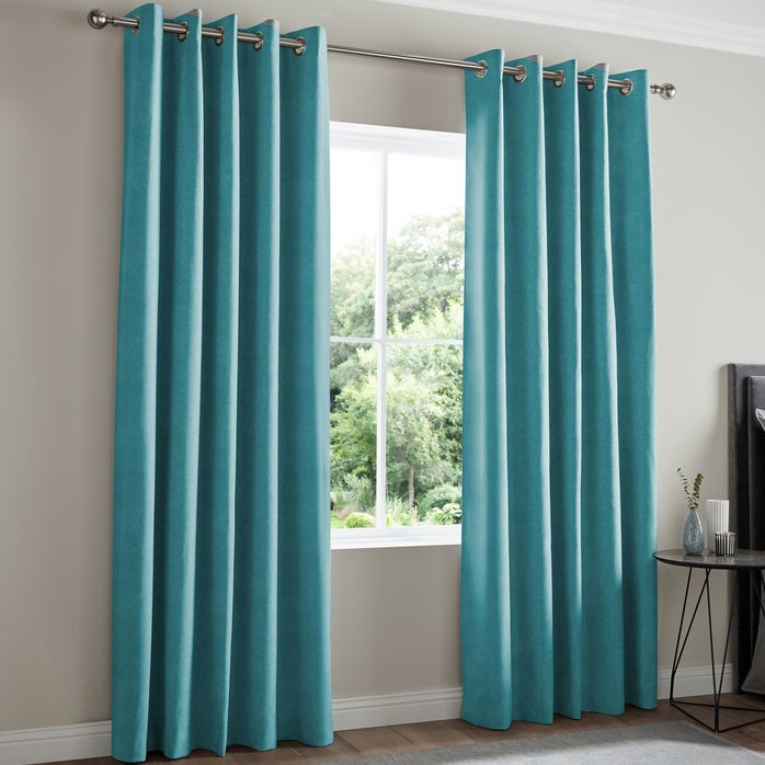 Florence Velvet Made to Measure Curtain Danube