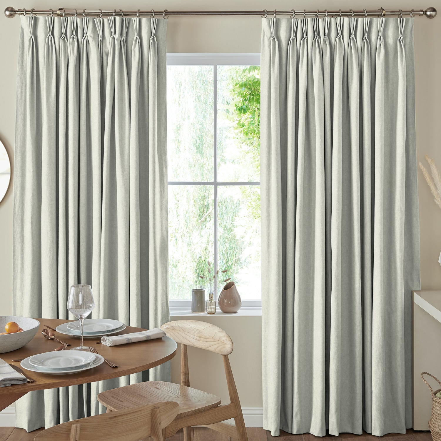 Florence Velvet Made to Measure Curtain Oyster