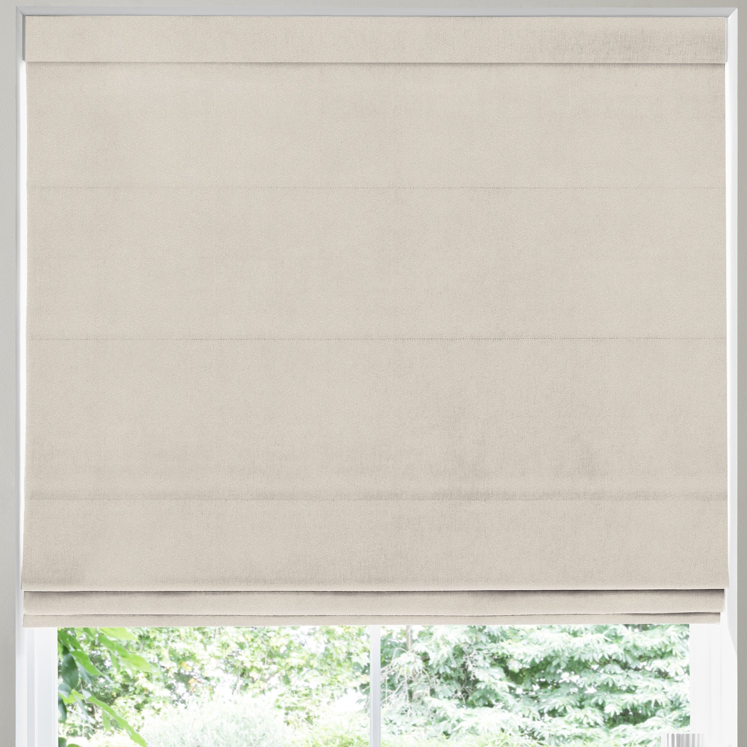 Florence Velvet Made to Measure Roman Blind Sesame