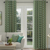 ANTE DECOR Palma Printed Cotton Made To Measure Roman Blind Lapis