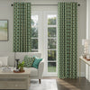 ANTE DECOR Palma Printed Cotton Made To Measure Curtains Lapis