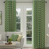 ANTE DECOR Palma Printed Cotton Made To Measure Roman Blind Emerald