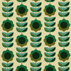 ANTE DECOR Palma Printed Cotton Made To Measure Roman Blind Emerald