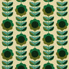 ANTE DECOR Palma Printed Cotton Made To Measure Curtains Emerald
