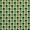 ANTE DECOR Palma Printed Cotton Fabric Emerald