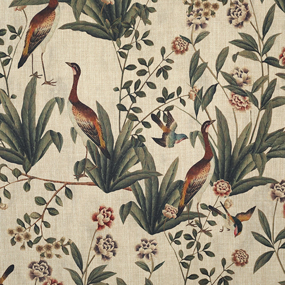 Linda Barker Rosa Fiore Linen Look Blackout Made To Measure Roman Blind Linen