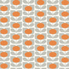 Orla Kiely Ditsy Made to Measure Wave Curtain + FREE Track Cyclamen