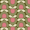 Orla Kiely Striped Tulip Made To Measure Roman Blind Pickel