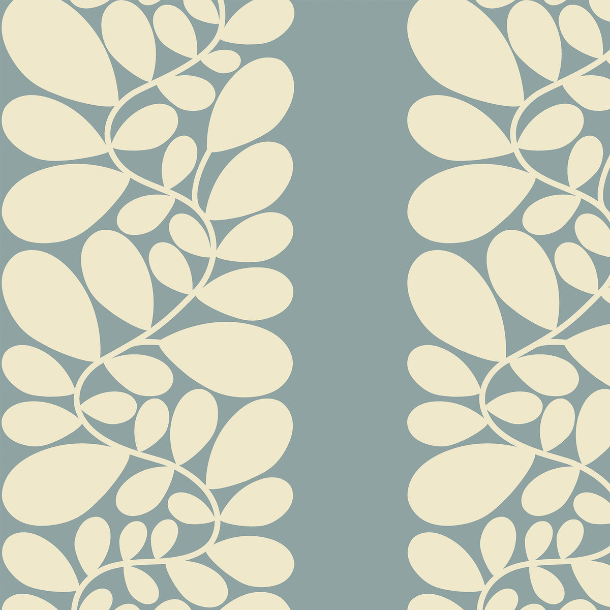 Orla Kiely Sycamore Stripe Made To Measure Roman Blind Duck Egg