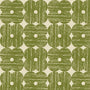 Orla Kiely Textured Flower Translucent Made To Measure Roller Blind Olive Sample Image